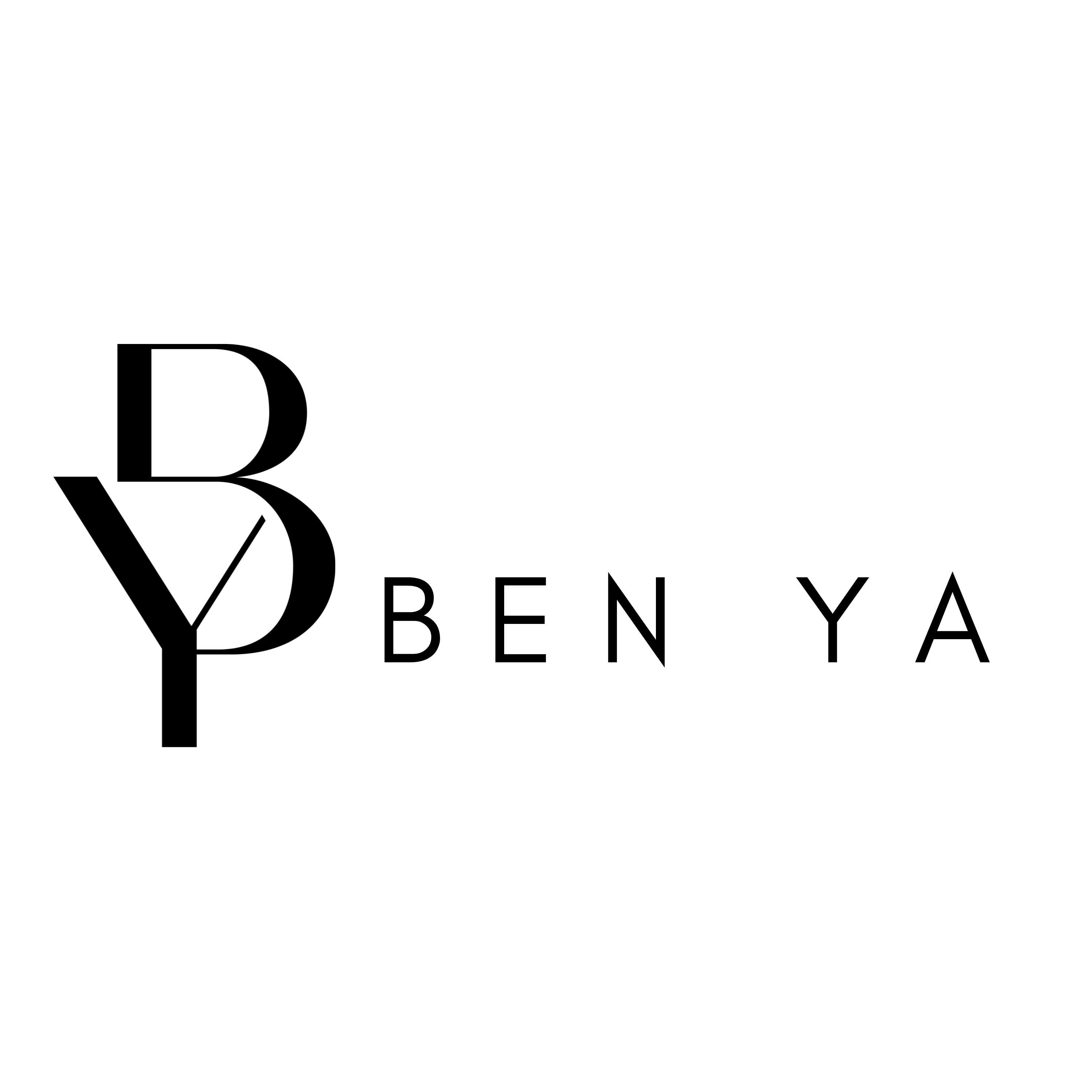 מותג אופנה יוקרתי BEN YA לגברים לוגו